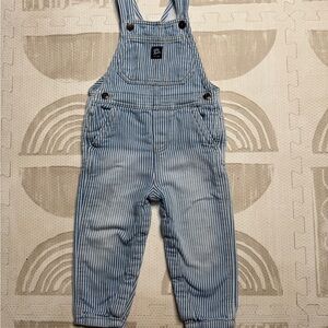 OshKosh B'gosh Blue Striped Overalls